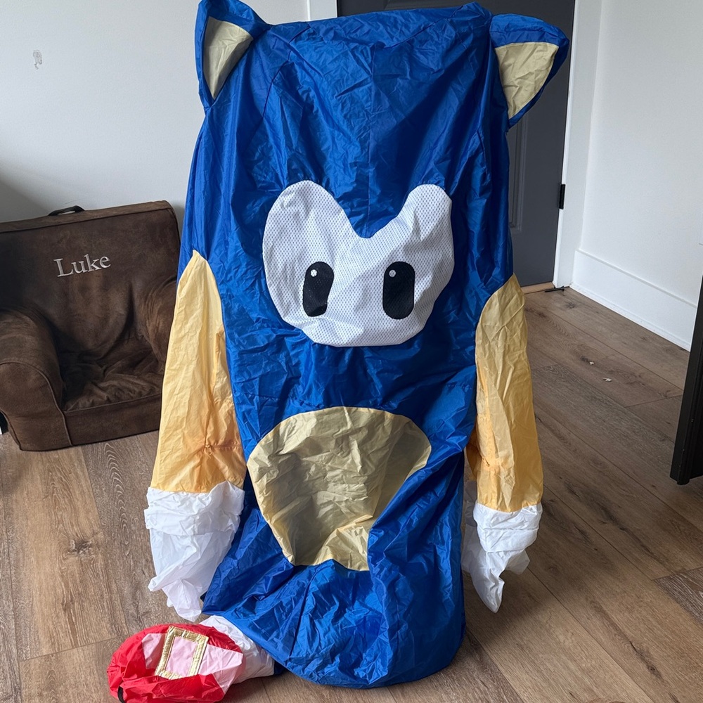 Kids Inflatable Sonic Costume